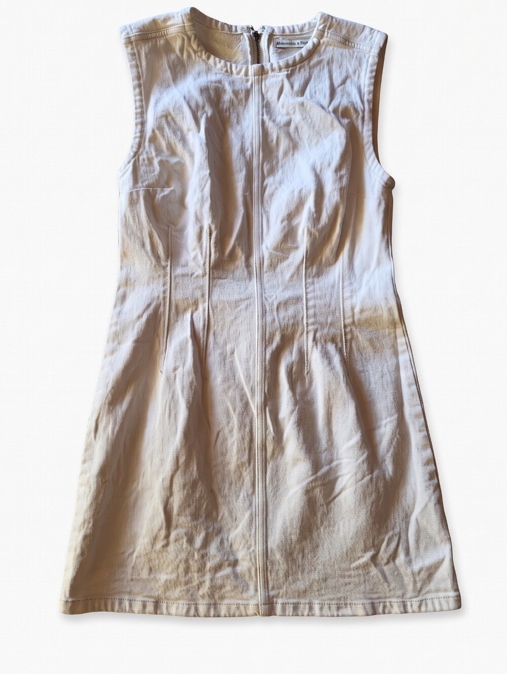 Women's White Denim Dress